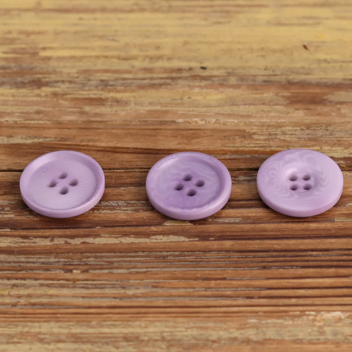 15mm/18mm/20mm Purple Corozo Buttons 18 Pack