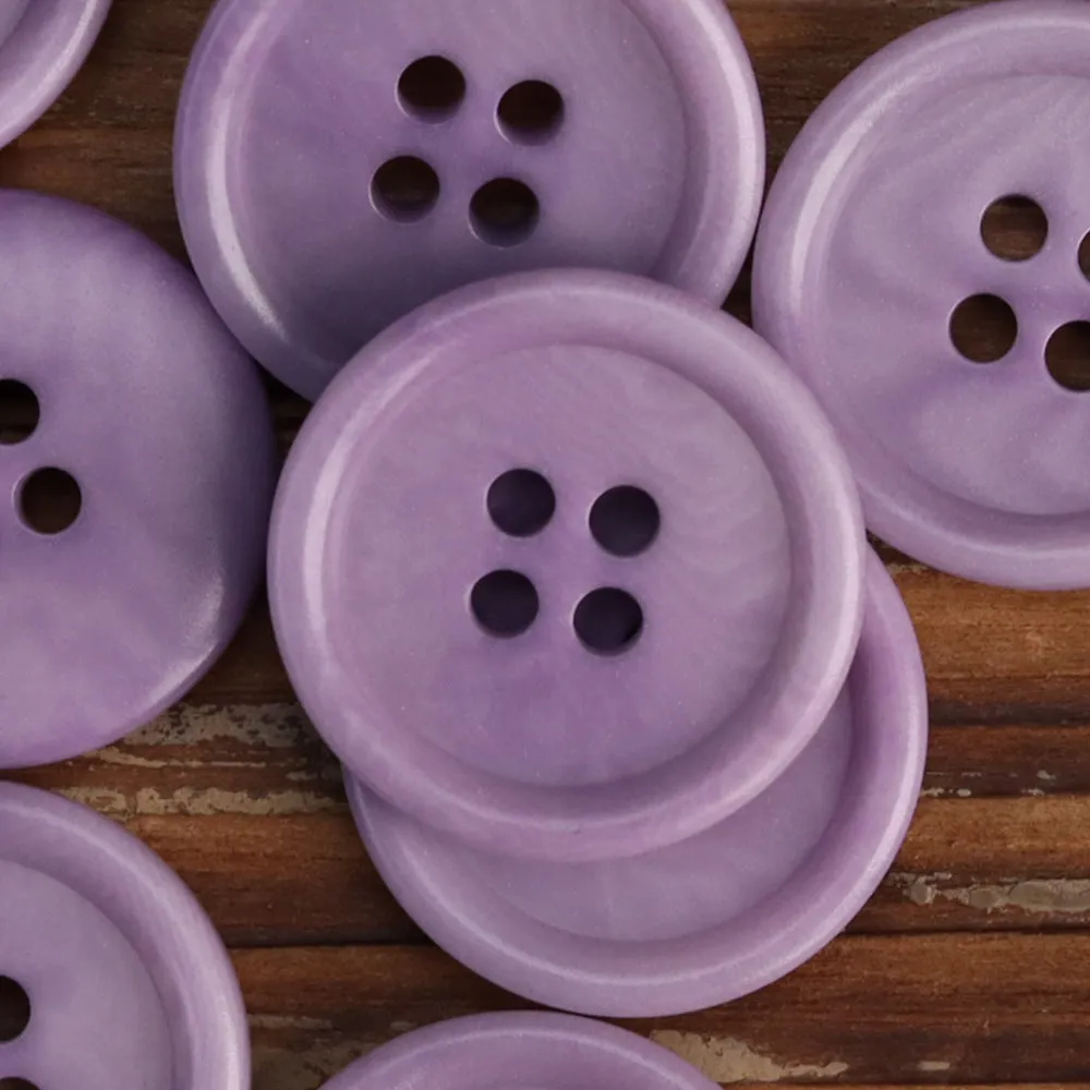 15mm/18mm/20mm Purple Corozo Buttons 18 Pack