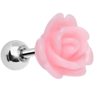 16 Gauge Baby Pink Courtship Rose Cartilage Tragus Earring