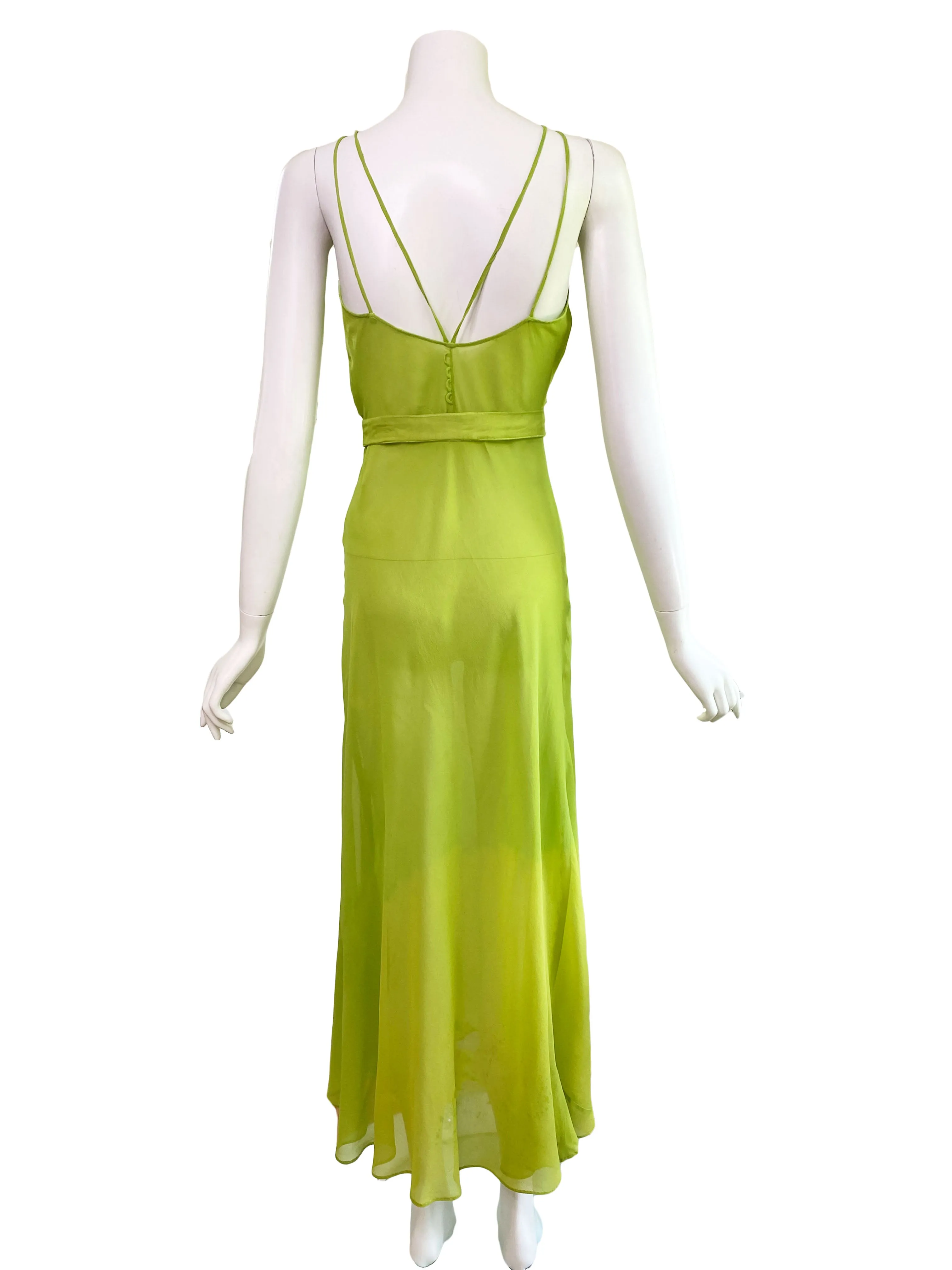1930s Deco Silk Dress & Jacket Set