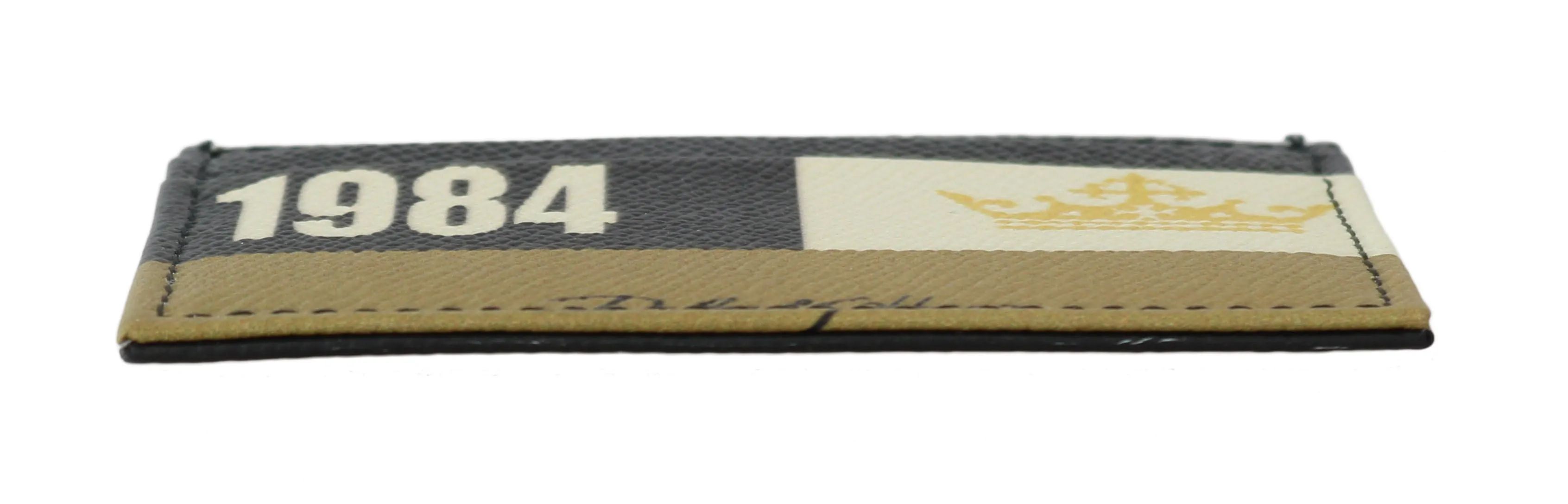 1984 Multicolor Dauphine Leather Card Holder