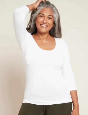 3-Pack Scoop Top - Hvid