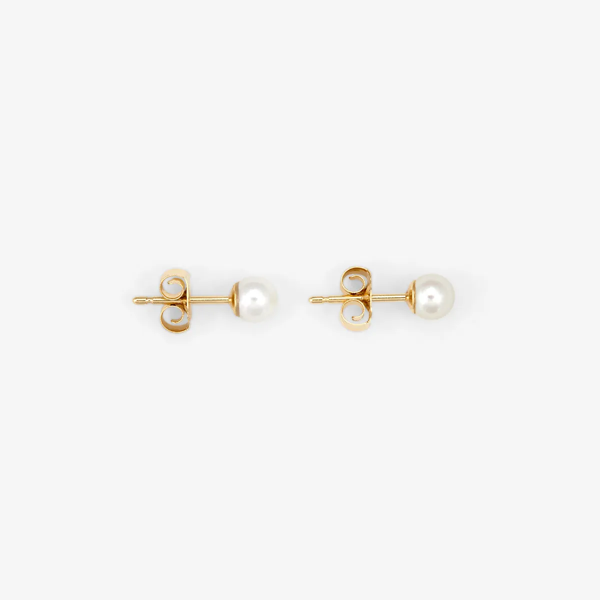 4mm Akoya Pearl Studs | E8004P