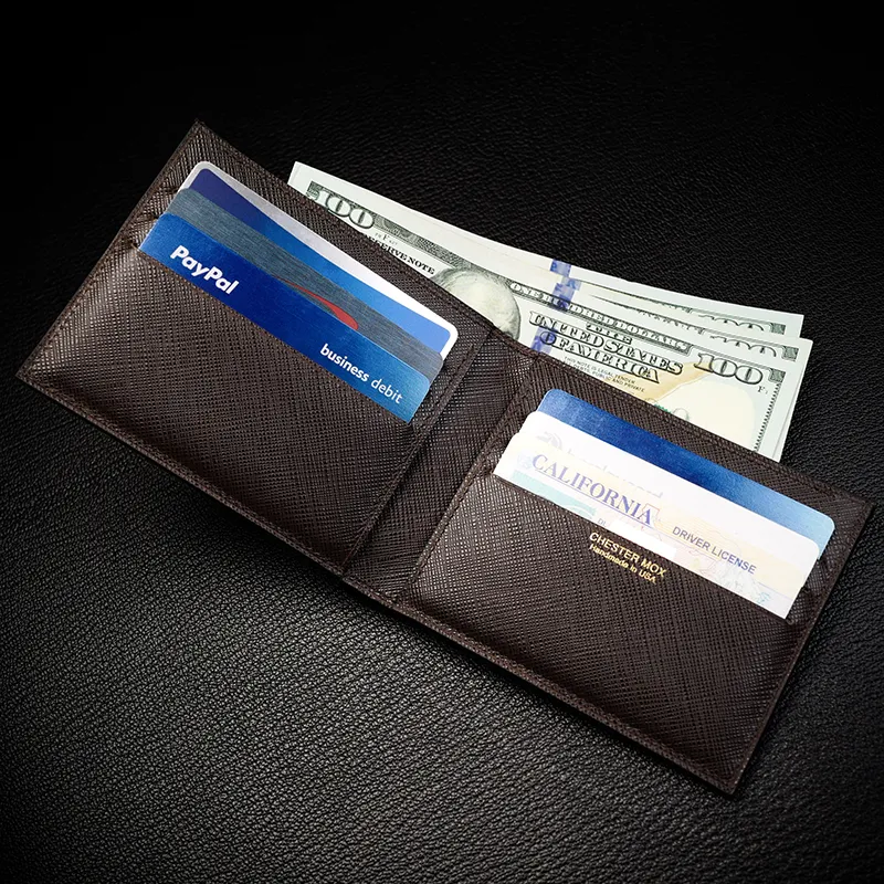#86 Saffiano Calf Bifold Wallet
