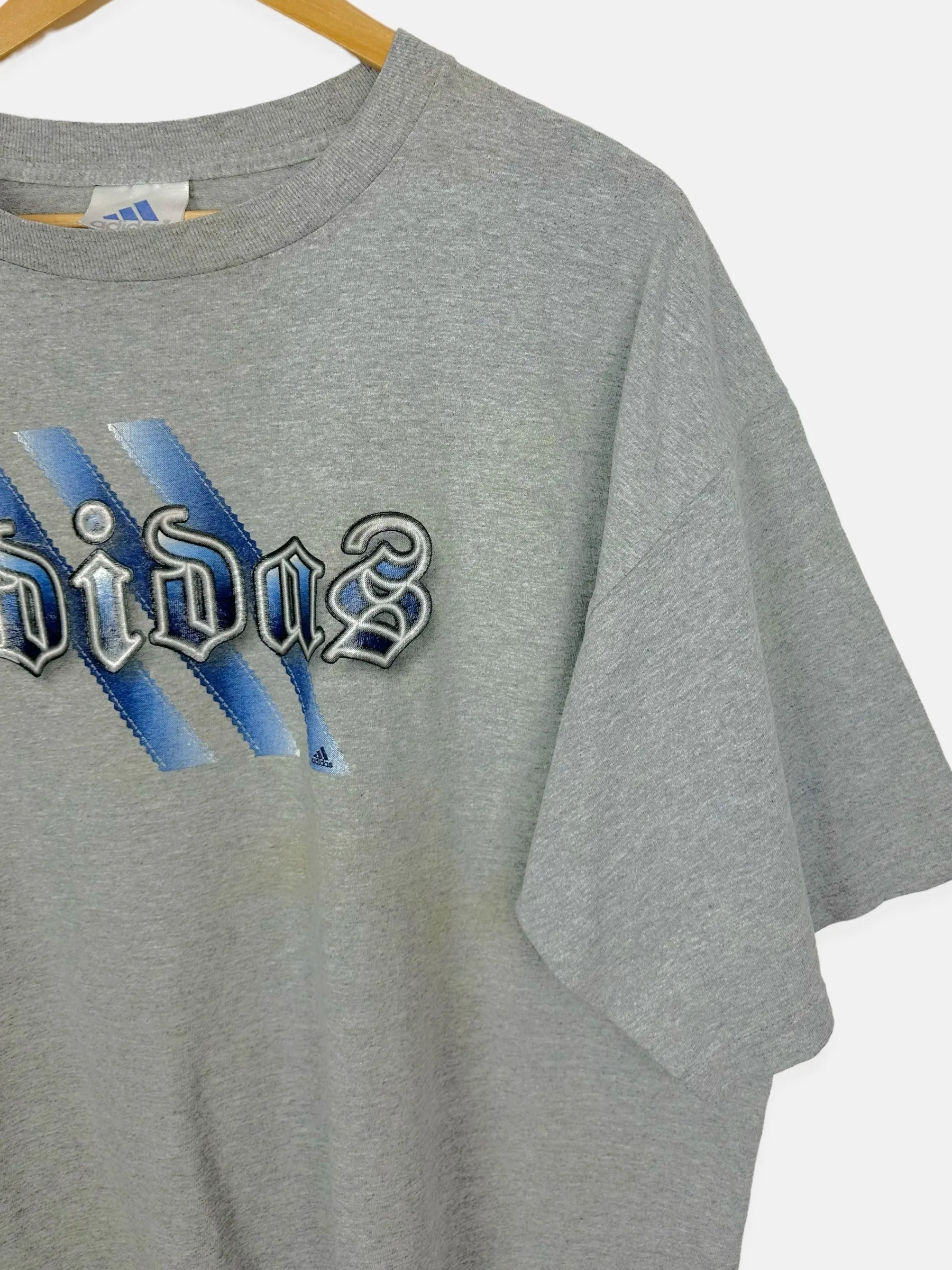 90's Adidas USA Made Vintage T-Shirt Size XL-2XL