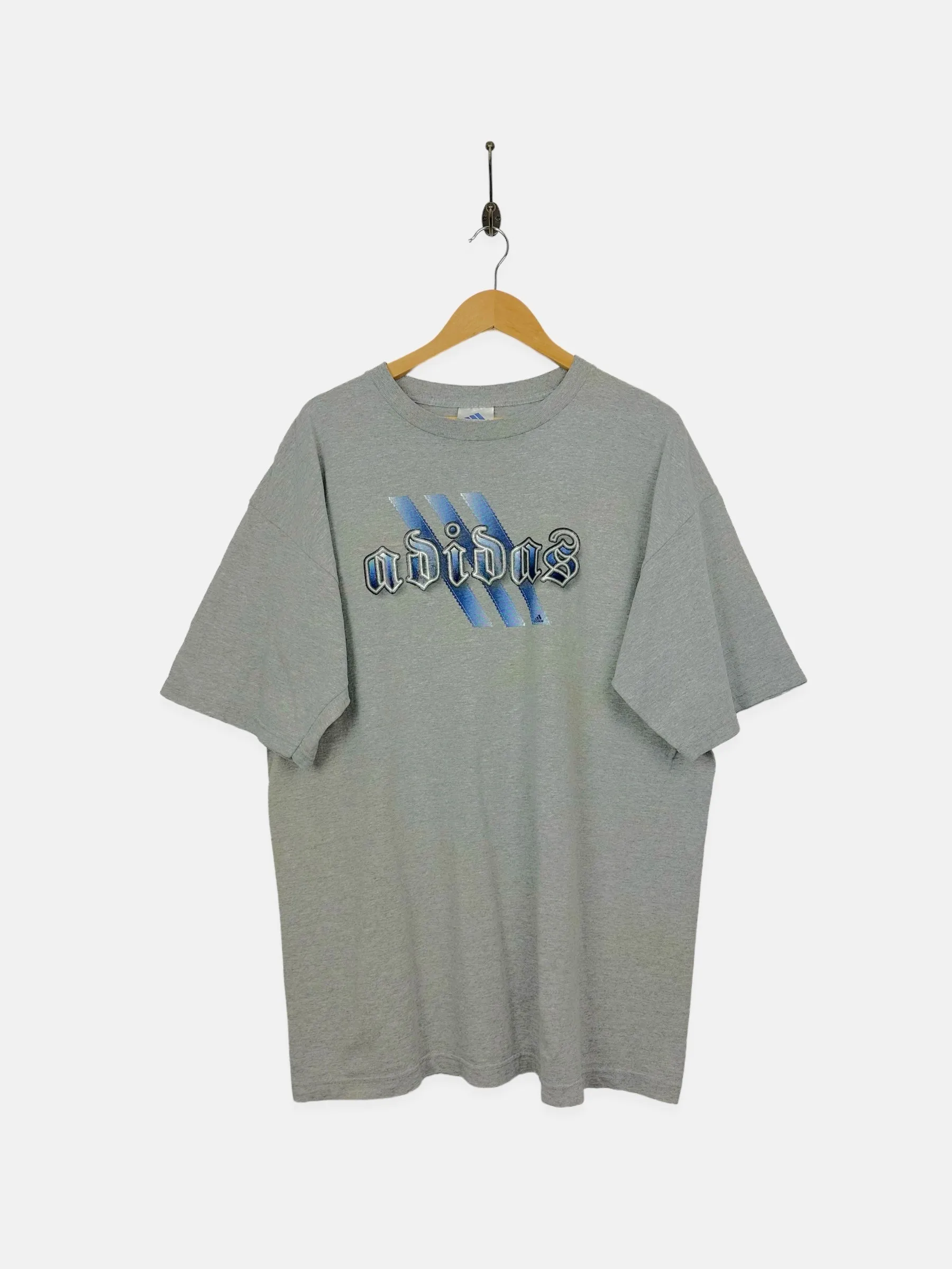 90's Adidas USA Made Vintage T-Shirt Size XL-2XL