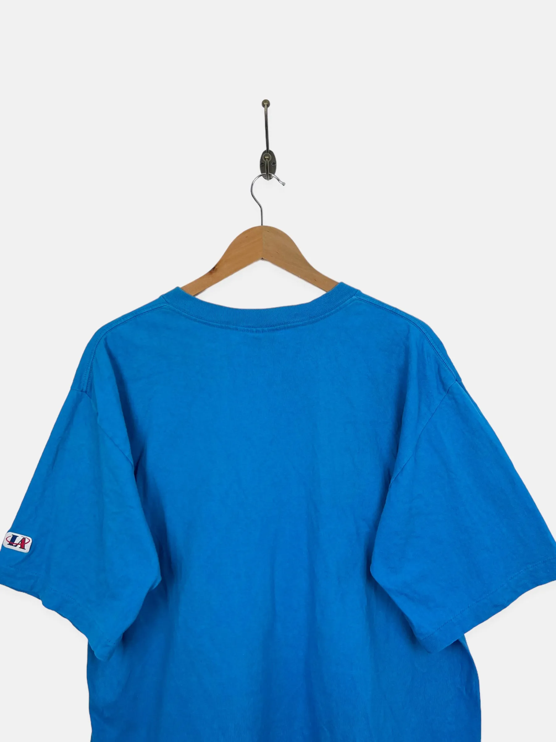 90's Carolina Panthers NFL USA Made Embroidered Vintage T-Shirt Size L-XL