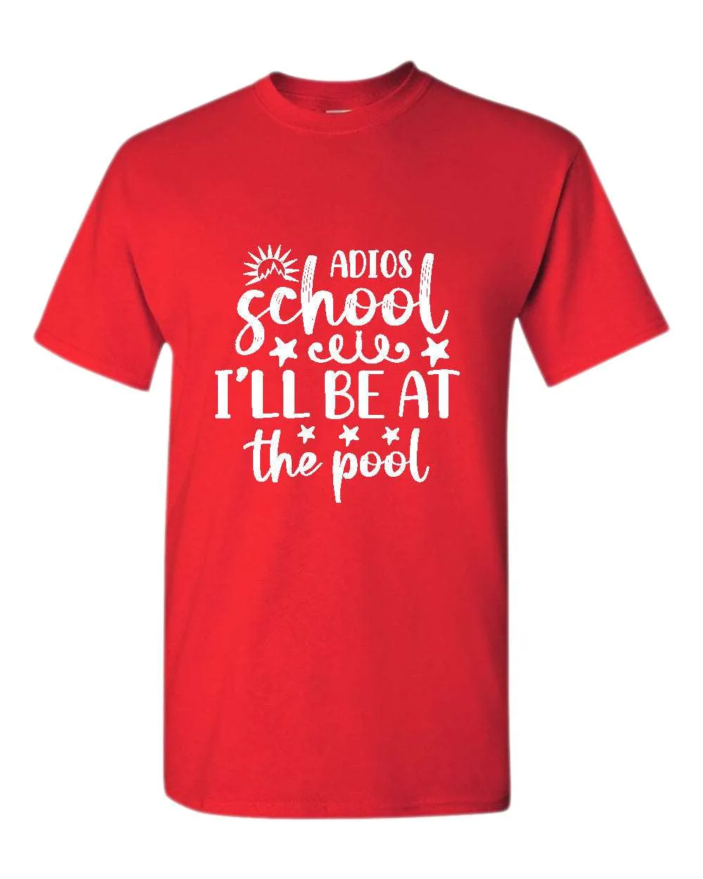 Adios school i'll be at the pool t-shirt, summer t-shirt, beach party t-shirt