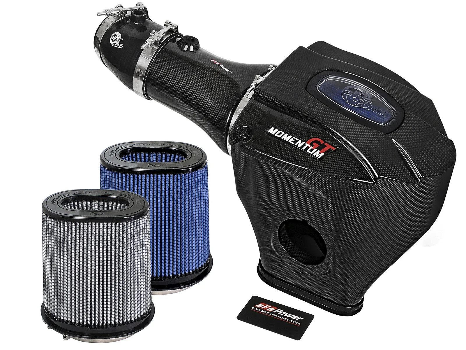 aFe Black Series Momentum GT Carbon Fiber Air Intake Dodge Charger Hellcat (17-18) V8 6.2L SC HEMI