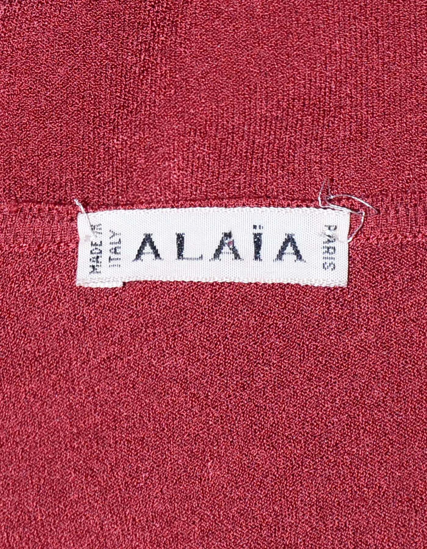 Alaia Rust Viscose Two-piece Sweater Set sz M