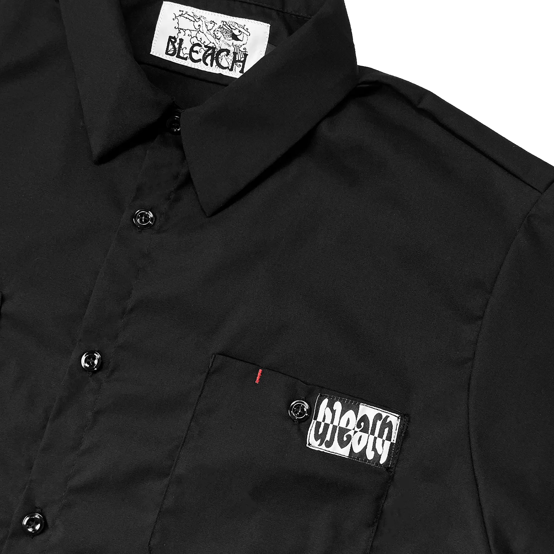 All Bad Button Up Work Shirt - Black
