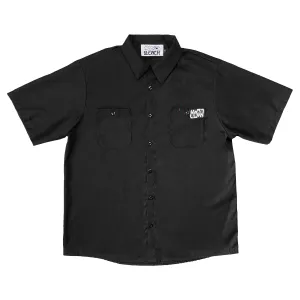 All Bad Button Up Work Shirt - Black