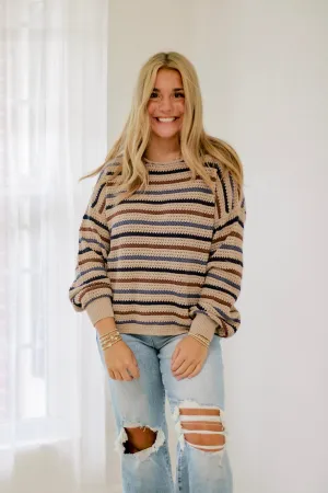 Band Bestie Striped Sweater