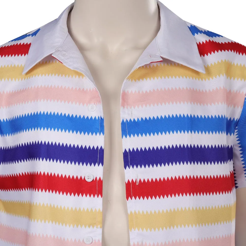 Barbie  Allan Rainbow Striped Shirt Cosplay Halloween Carnival