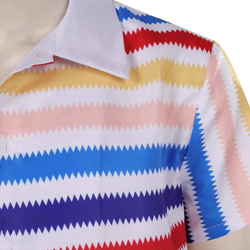 Barbie  Allan Rainbow Striped Shirt Cosplay Halloween Carnival