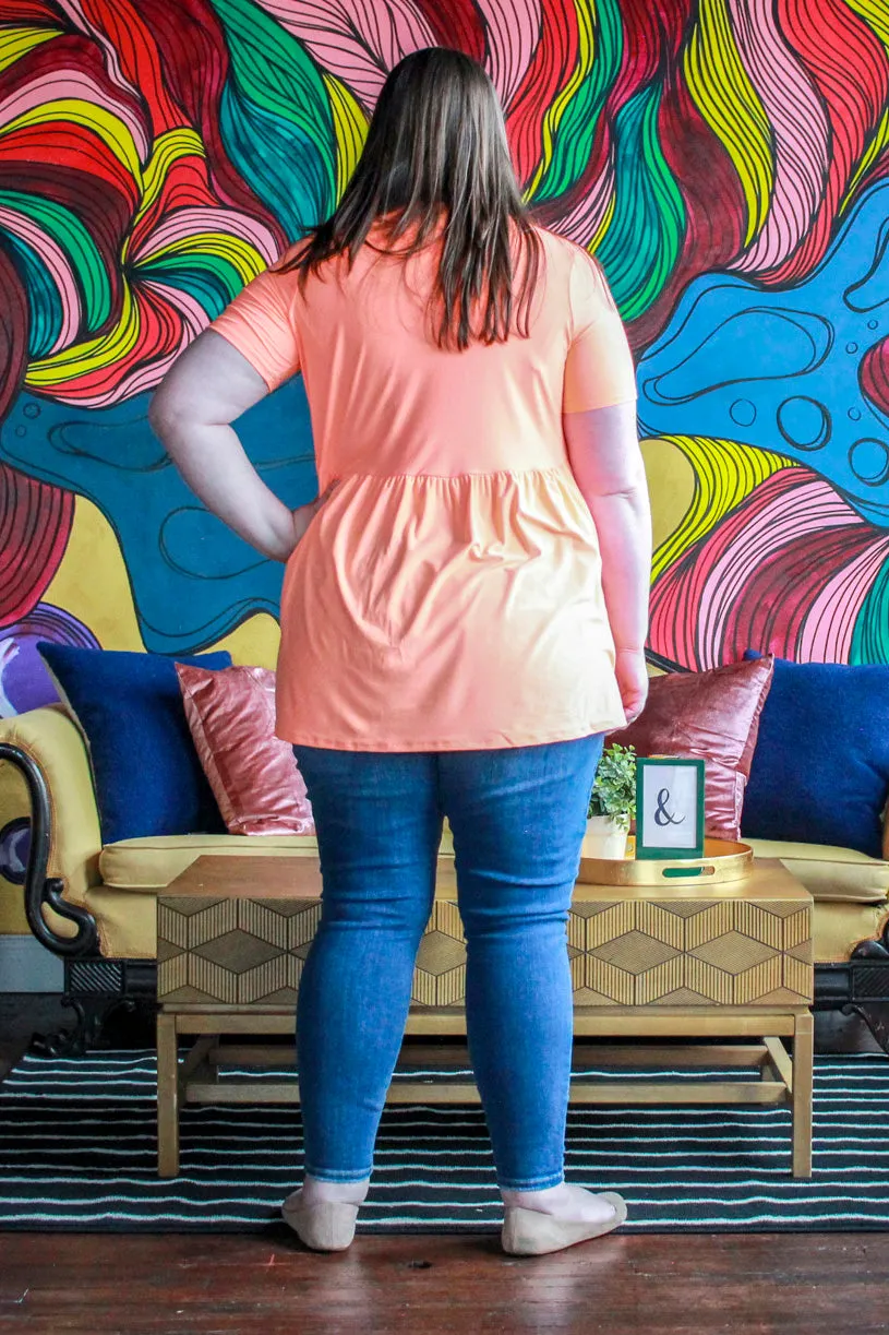 Basic Butter Babydoll, Neon Orange