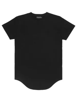 Basic E-Long Scoop Tee
