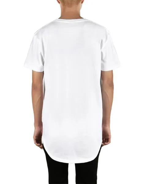 Basic E-Long Scoop Tee