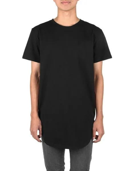Basic E-Long Scoop Tee
