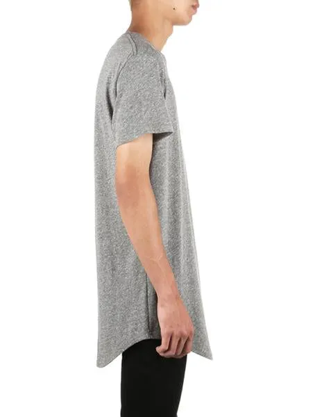 Basic E-Long Scoop Tee