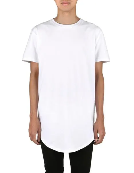 Basic E-Long Scoop Tee