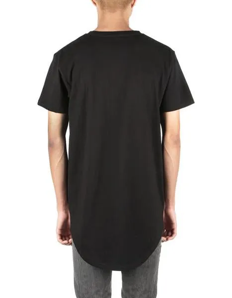 Basic E-Long Scoop Tee