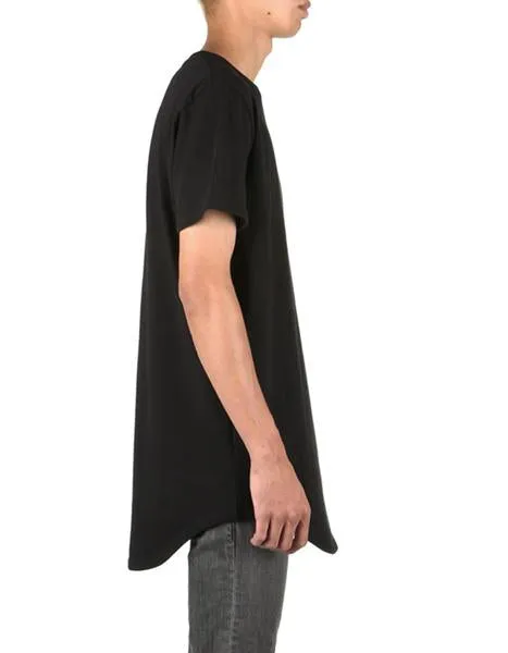 Basic E-Long Scoop Tee