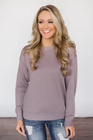 Basic Lilac Sweater