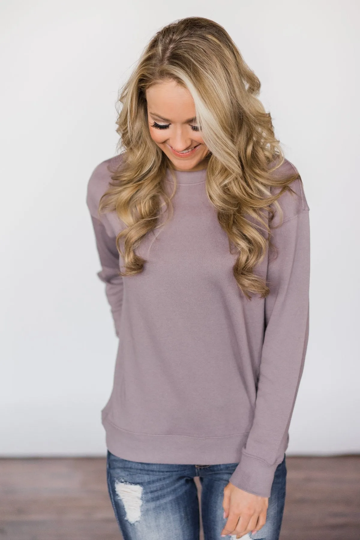 Basic Lilac Sweater