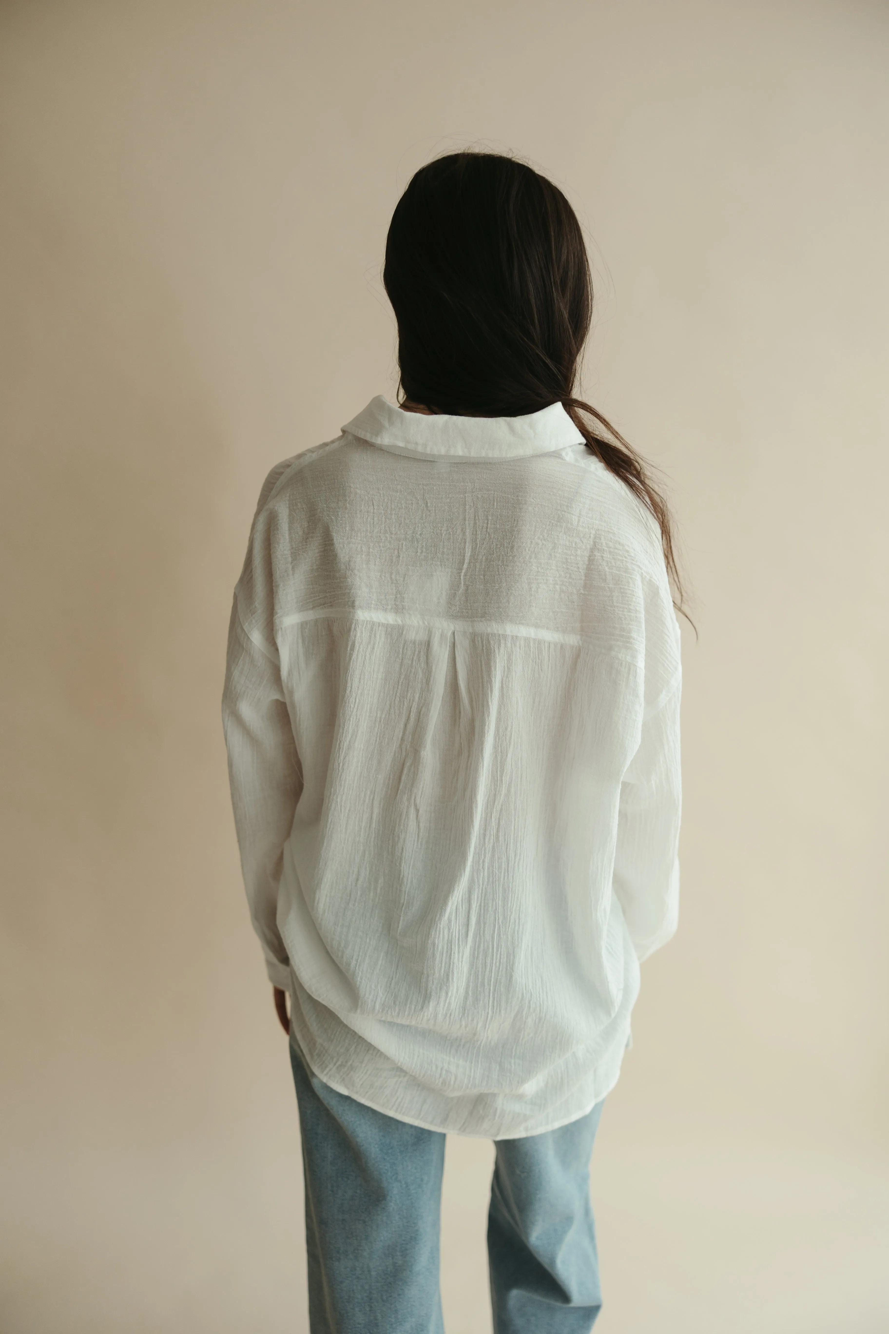 Basic White Button Down