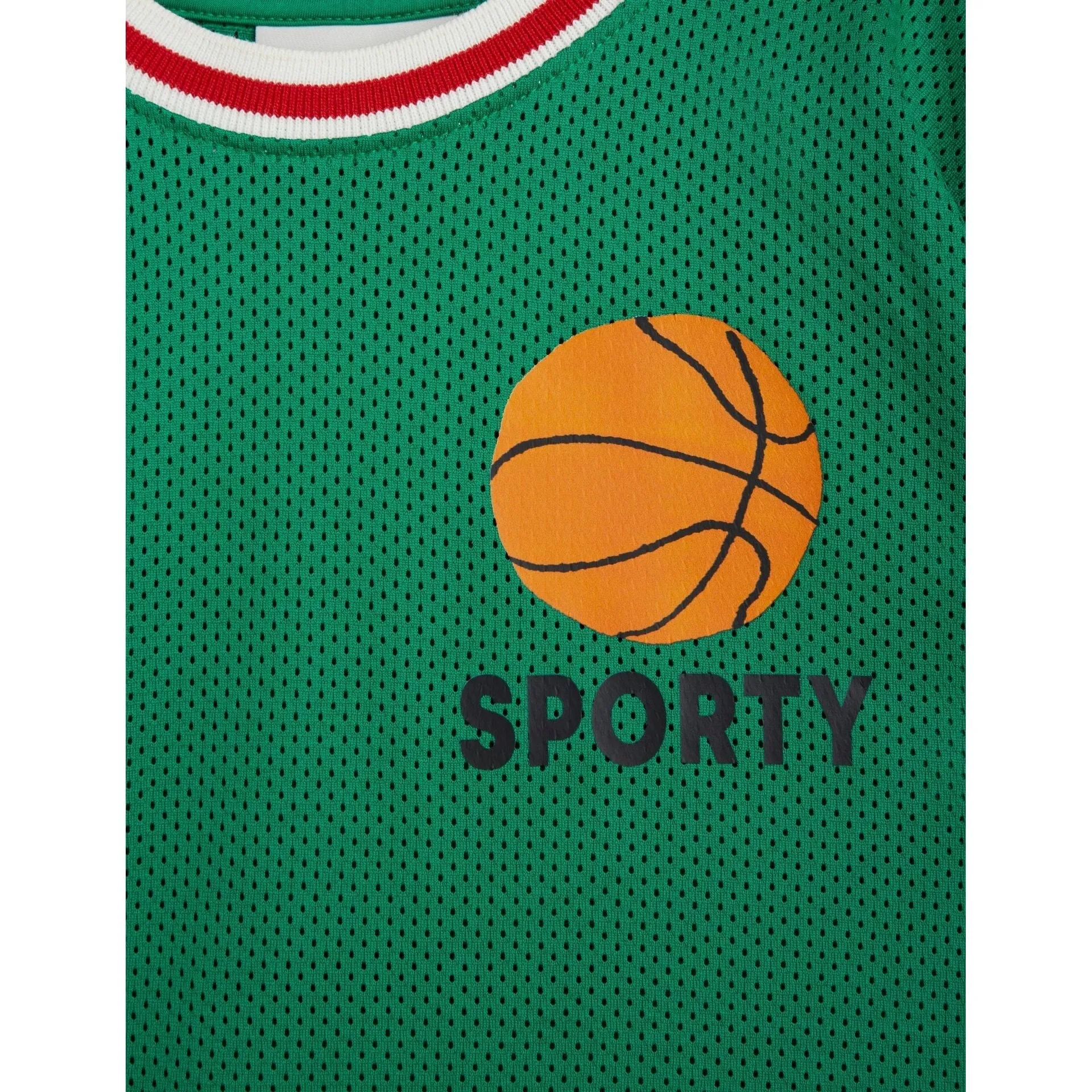 Basket Mesh Sp Ss Tee - Green