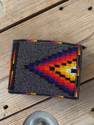 Beaded Bifold Wallet