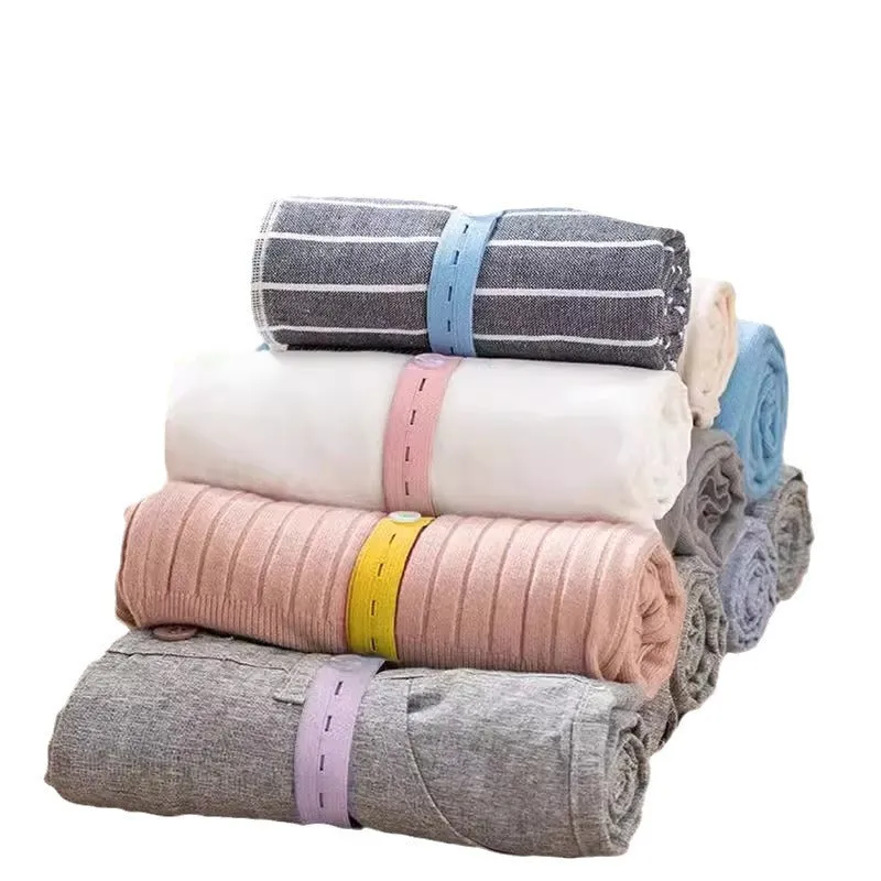 Bed Sheets Storage DrawString Bags & Lazy Fold Ties (Combo)