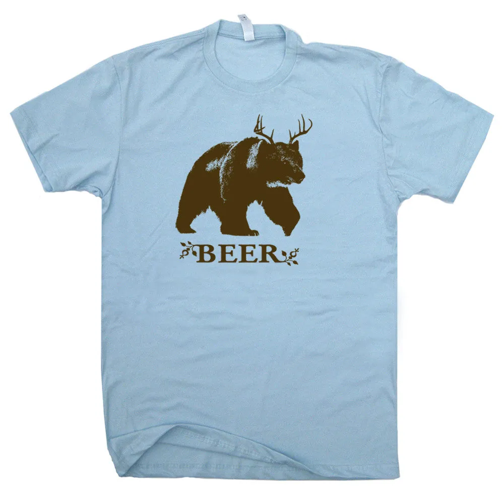 Beer Deer Bear T Shirt Funny Beer T Shirts Vintage T Shirts