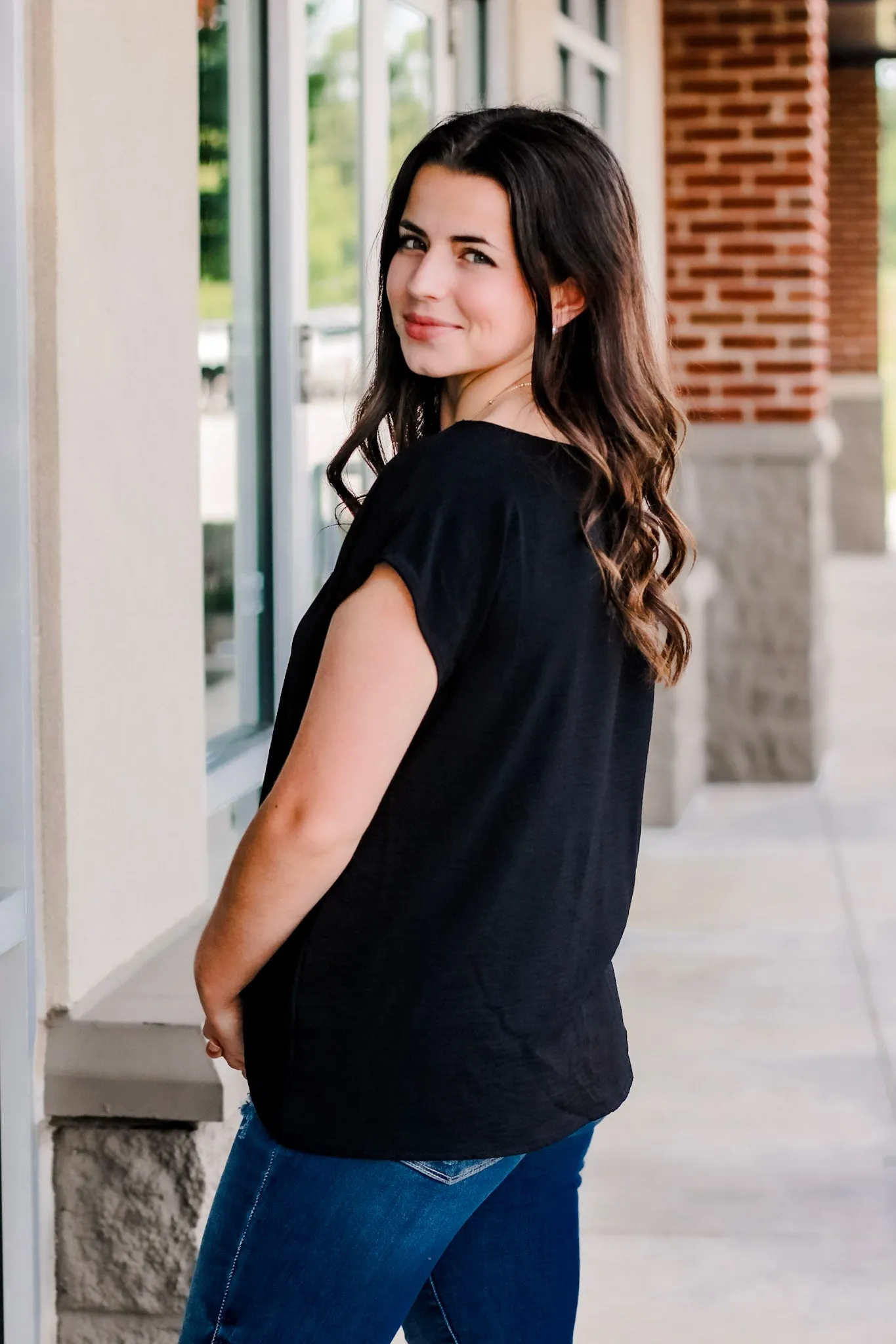 Believe in Me Top in Black