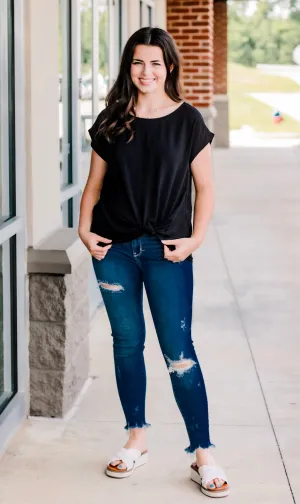 Believe in Me Top in Black