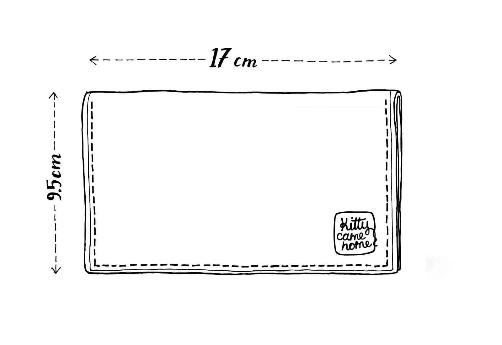 Bi-fold Mini - The same moon shines