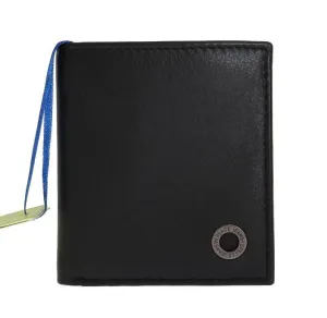 Black Card Bill Holder Bifold Wallet