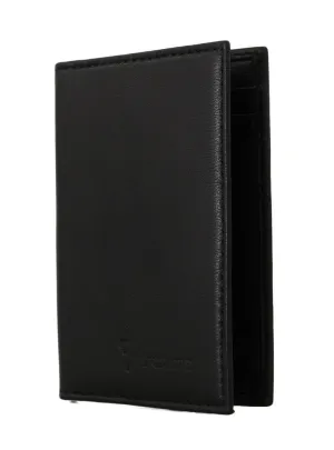 Black Leather Bifold Wallet