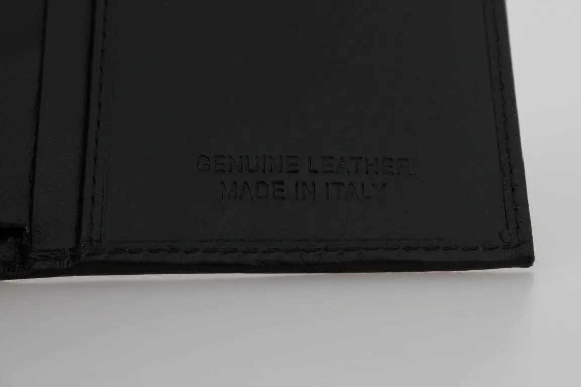 Black Leather Bifold Wallet