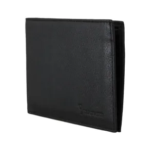 Black Leather Bifold Wallet