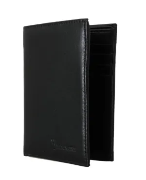 Black Leather Bifold Wallet