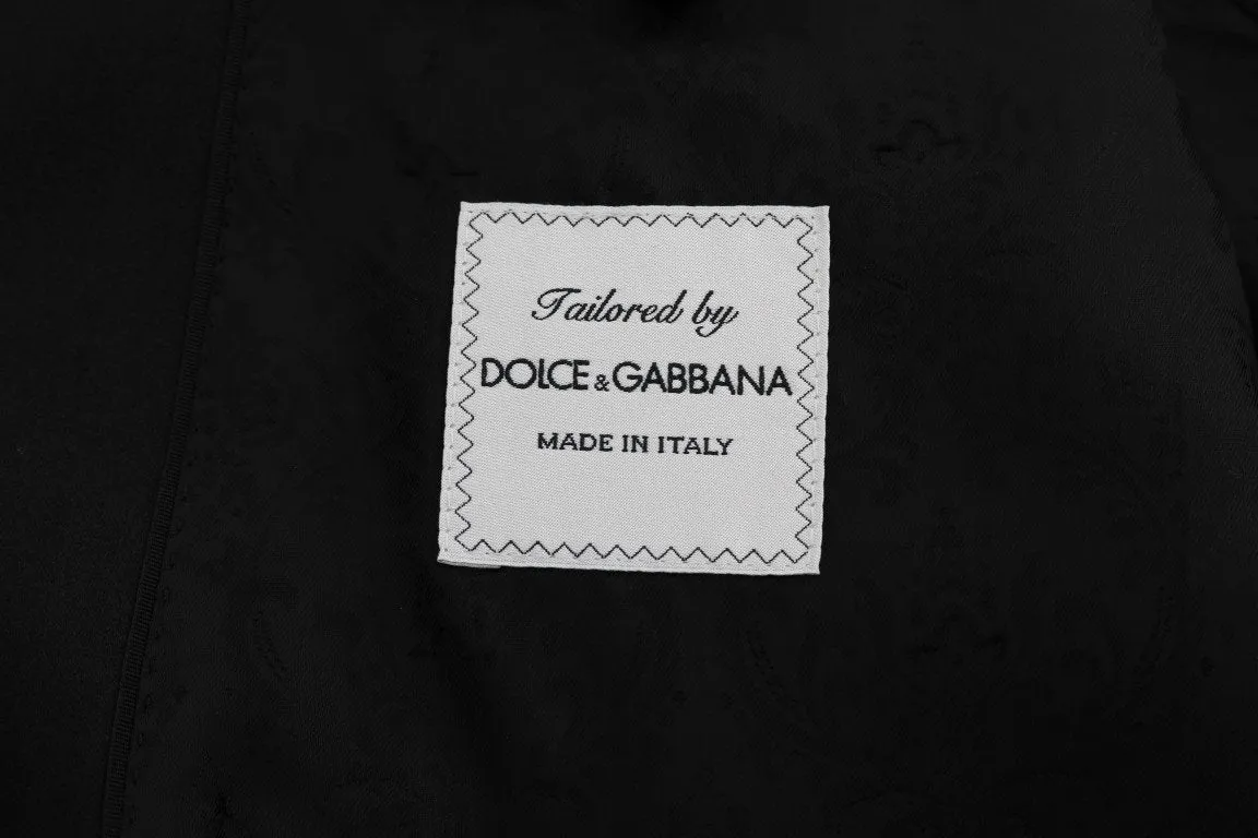 Black Wool Silk Slim Fit 3 Piece Suit