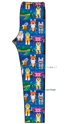 Block Friends Basic Leggings