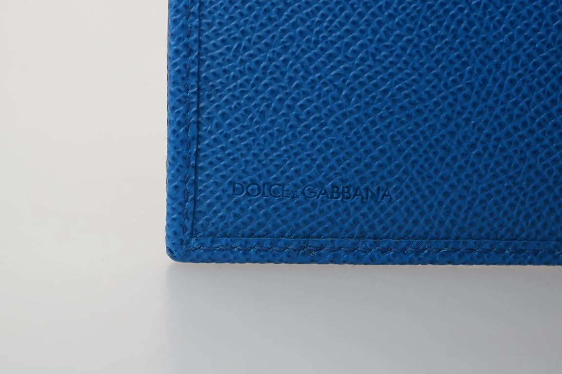 Blue Caiman Alligator Bifold Wallet