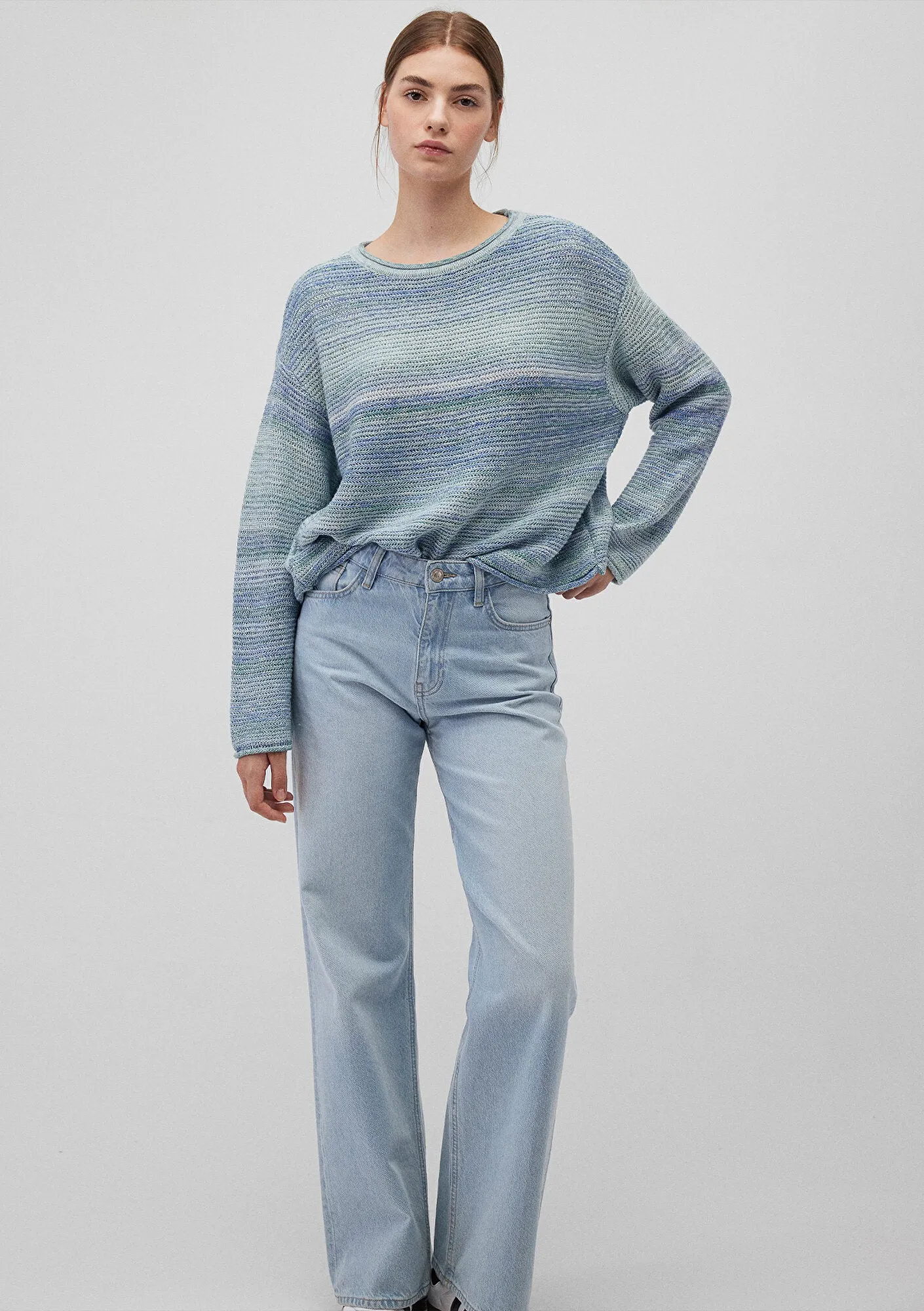 Blue Crewneck Sweater