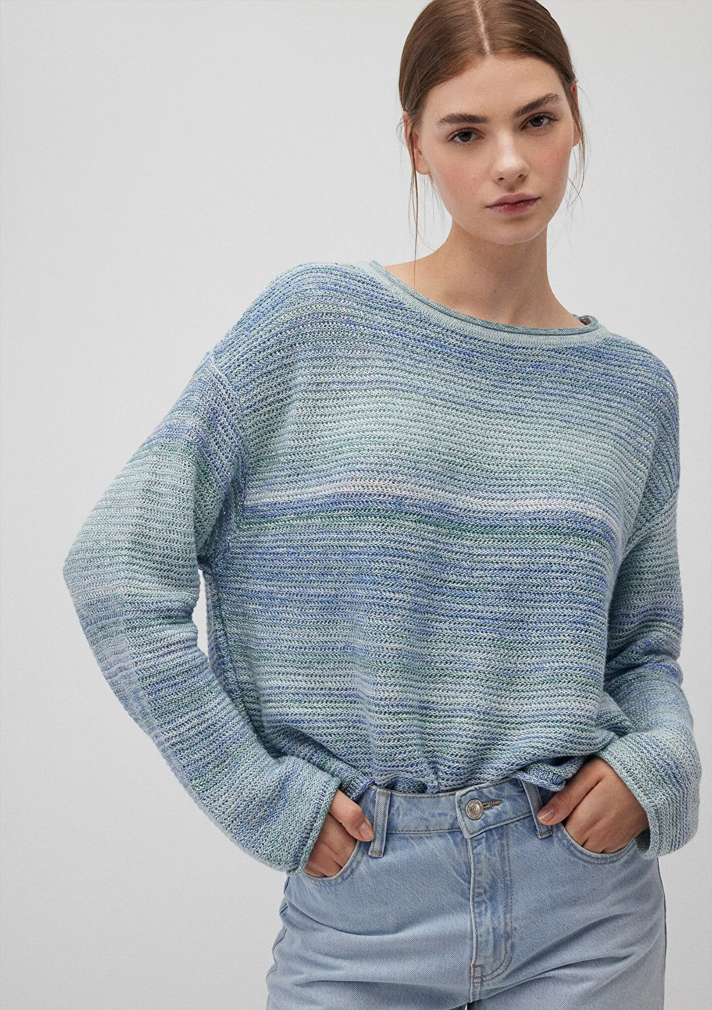 Blue Crewneck Sweater