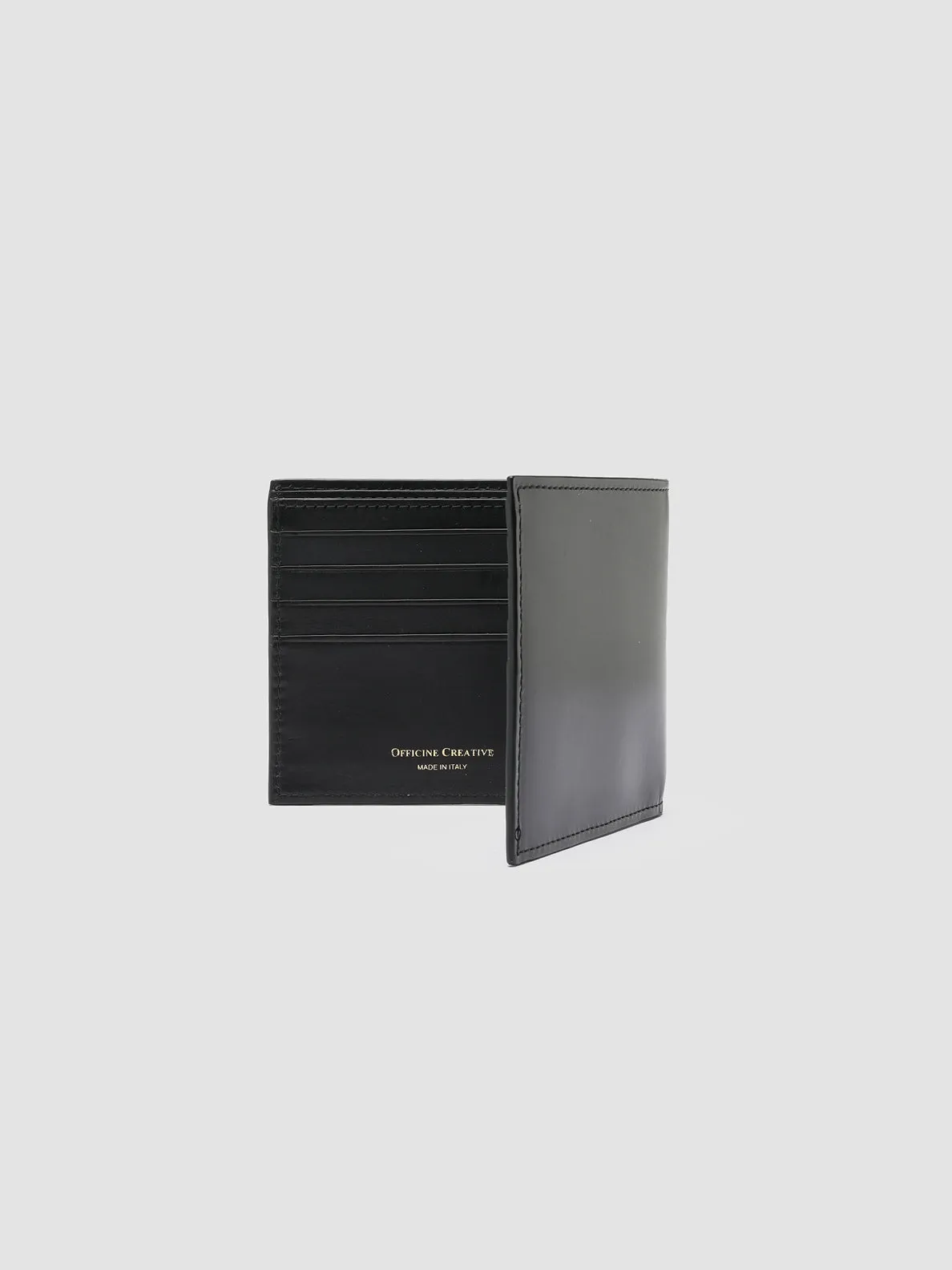 BOUDIN 23 - Black Leather Bifold Wallet