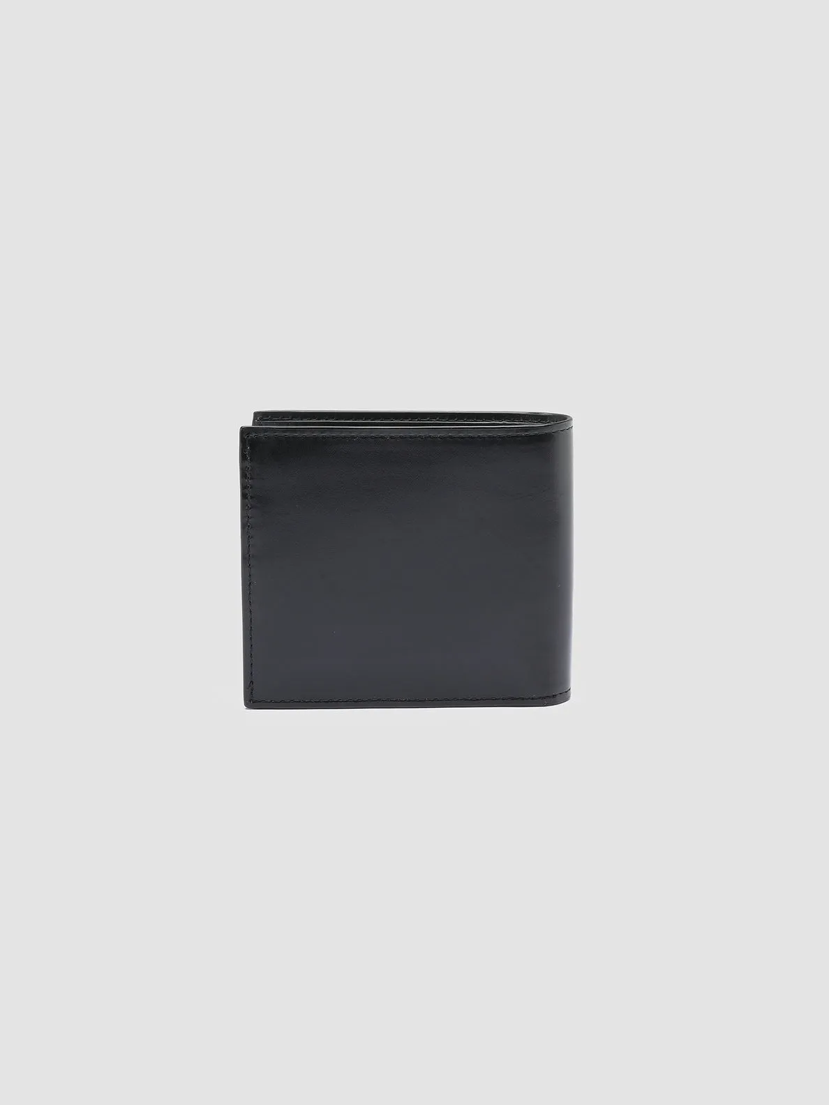 BOUDIN 23 - Black Leather Bifold Wallet
