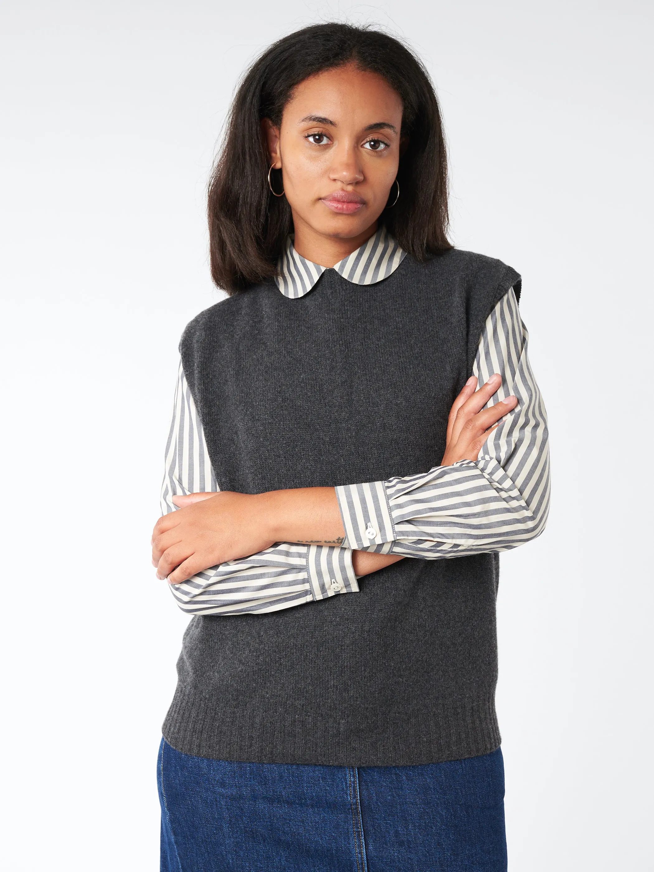 Boxy Crewneck Slipover